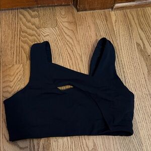 Lululemon Black Cross-Front Sports Bra